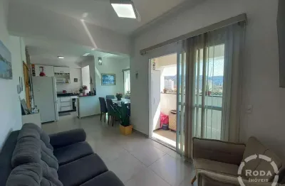 Apartamento à venda – 74m² | 2 dormitórios (1 suíte) | 1 vaga demarcada | residencial portal de santos – campo grande, santos/sp