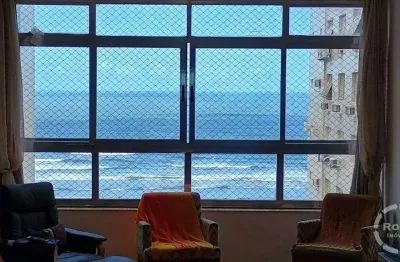 Apartamento à venda | 3 dormitórios ( 1 suite ) | 173 m² |frente mar | pompeia/santos-sp