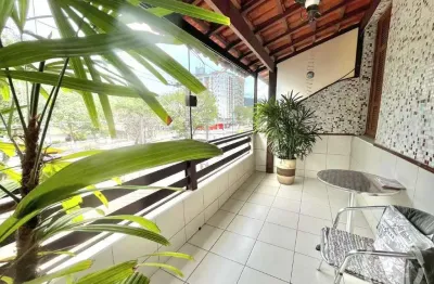 Sobrado amplo com 4 dormitórios, espaço gourmet e 2 vagas – campo grande / santos