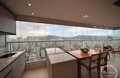 Excelente apartamento de 3 dormitórios com vista incrível e lazer completo - bairro: pompéia-santos-sp