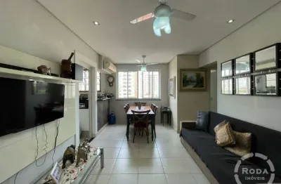 Apartamento á venda | 2 dormitórios | 80 m² | 1 vaga | boqueirão/santos-sp