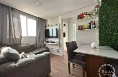 Apartamento aconchegante com 2 dormitórios em santos