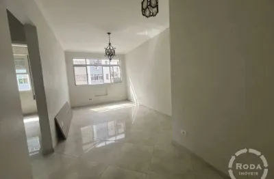 Apartamento a venda | 2 dormitórios | 77 m² | 1 vaga de garagem - santos/sp