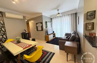 Venda: apartamento 2 quartos com suíte em campo grande, santos – 67,03 m², lazer completo