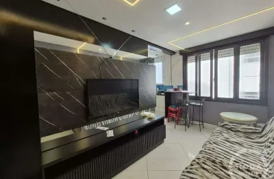 Apartamento mobiliado vista para o mar, reformado, 1 quarto, em são vicente – aceita financiamento