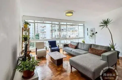 Apartamento próximo da praia à venda, 4 quartos, no bairro do gonzaga em santos/sp
