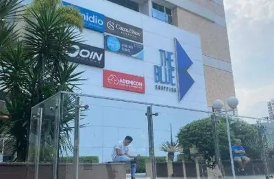 Sala comercial de 42 m² em vila mathias, santos – aceita financiamento