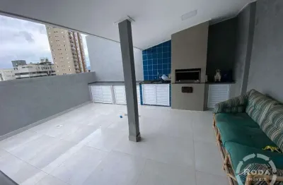 Cobertura duplex à venda em macuco, santos – 3 dormitórios, 2 vagas, 160 m² internos + 190 m² externos