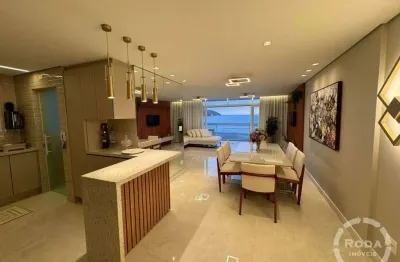 Apartamento a venda 03 quartos vista mar gonzaga santos/sp.