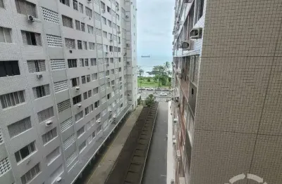 Apartamento à venda – reformado, meia quadra da praia – 1 vaga – embaré, santos/sp – r$ 450.000,00