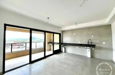 Apartamento locação na ponta da praia com vista mar – pronto para morar