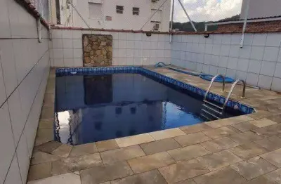 Casa sobreposta alta duplex no marapé – 4 dormitórios, suíte com closet, 2 vagas e lazer privativo com piscina