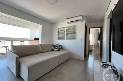 Lindo apartamento com 1 dormitório , porteira fechada para alugar no boqueirão em santos - s.p.