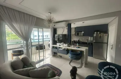 Apartamento a venda | 2 dormitórios (1 suíte) | 60m² | lazer completo | marapé - santos/sp