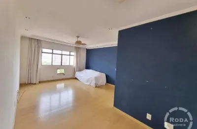 Apartamento de 2 dormitórios de frente a venda – avenida afonso pena, santos/sp