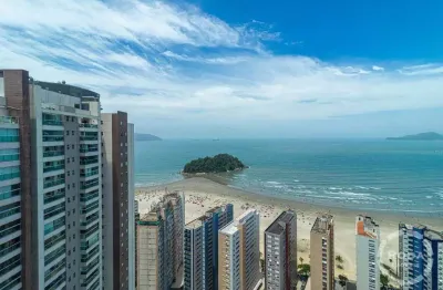 Cobertura à venda em santos (josé menino) – 4 suítes, vista mar, 3 vagas