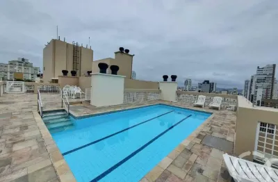 Apartamento 2 dormitórios porteira fechada, lazer completo a venda no gonzaga, santos -s.p.