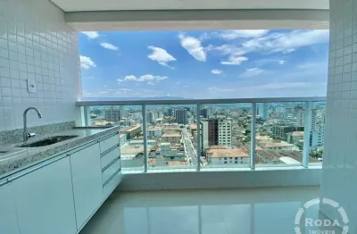Apartamento de 02 dormitórios + suíte para locação com varanda e lazer completo