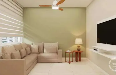 Apartamento 2 Dormitórios com Suíte no José Menino, Santos – Financiamento Aceito