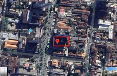 Terreno à venda na Avenida Ana Costa, --, Gonzaga, Santos