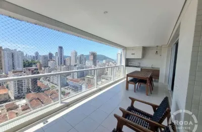 Apartamento alto padrão 4 dormitórios, 3 suites 2 vagas demarcadas para alugar no embaré - santos s.p.