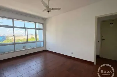 Apartamento 02 quartos, quadra da praia, aparecida, santos sp