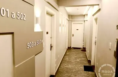 Sala Living 32m² em Embaré, Santos – Financiamento Aceito, 1 Quarto, 1 Vaga