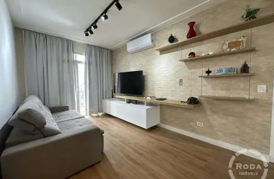 Apartamento à Venda no Boqueirão – Santos/SP 1 suíte com closet | Lavabo | 60 m² | 1 quadra da praia | Porteira Fechada