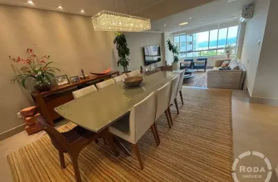 Apartamento Vista Mar à Venda com 3 dormitórios, Pompéia em Santos/ SP