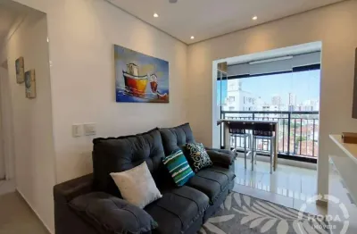 Apartamento residencial para Venda - Pavimento de Frente / Sol da Manhã / Virado para a Rua) Marapé, Santos - PORTEIRA FECHADA