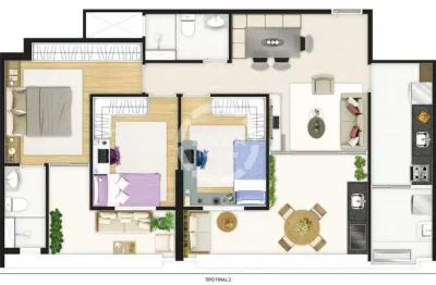 Apartamento à venda, 3 quartos, 1 suíte, 2 vagas, boqueirão - santos/sp