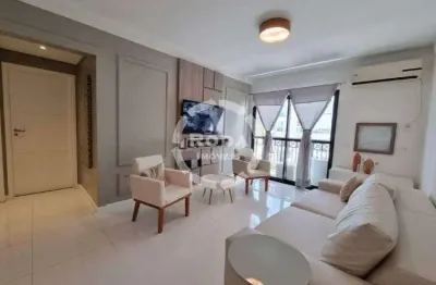 Maravilhoso apartamento com vista livre e lazer completo na ponta da praia, santos
