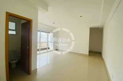 Apartamento 2 quartos sendo 1 suíte varanda e 2 vagas lazer completo, próximo a praia no gonzaga em santos