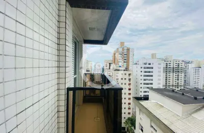 Apartamento 2 quartos sendo 1 suíte varanda e 2 vagas lazer completo, próximo a praia no gonzaga em santos