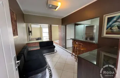 Apartamento reformado à venda – 44m² | 1 dormitório | vista mar | aparecida – santos/sp