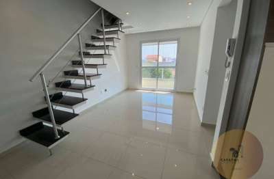 Linda cobertura para locação com 128m², 2 dormitórios com 3 vagas