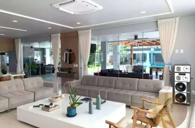 Sobrado à venda no jardim acapulco com 6 suítes e 800m², muita privacidade