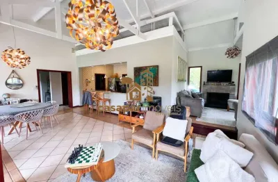 Casa à venda em condomínio fechado com 2.600m²,verdadeiro paraiso ecológico