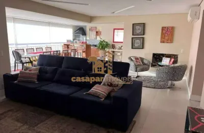 Apartamento à venda com 3 suítes e 177m², lazer completo e sacada gourmet