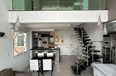 Loft duplex com 75m², vista para o ceret e  shopping analia franco