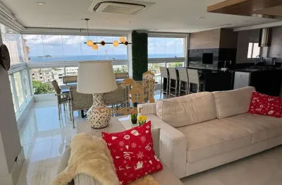 Apartamento duplex à venda na enseada, 3 suítes com 151m² e lazer