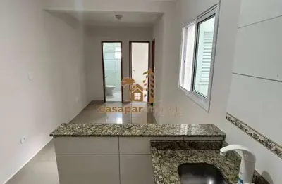 Apartamento à venda com 37m², 2 dormitórios e 1 vaga de garagem.