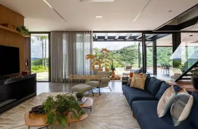 Casa em condomínio fechado em são roque, 550m² com 3 suítes e muito lazer