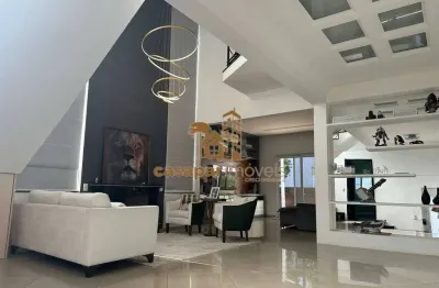 Casa em condomínio fechado em santana de parnaíba, 340m² com 5 suítes