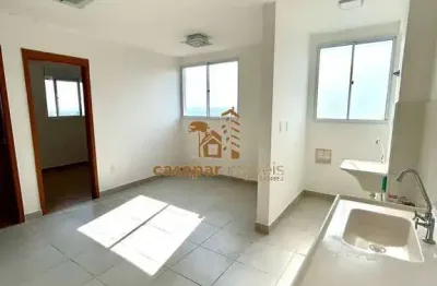Apartamento para locação com 56m², 2 dormitórios e nunca habitado com lazer