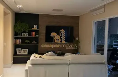 Apartemento à venda com 128m², 3 dormitórios com sacada gourmet e lazer