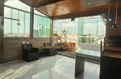 Cobertura à venda com 86m², 2 dormitórios no bela vista e estuda permuta