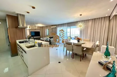 Apartamento à Venda com 125m², 3 Dormitórios com Sacada Gourmet e Lazer