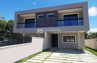 Casa à venda, campeche, florianópolis, sc - possui 3 dormitórios sendo 1 suite - casa nova, em ótim