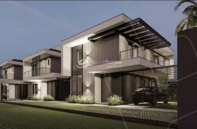 Casa individual de alto padrão, financiável, com 3 suítes, 4 vagas, à venda, lagoa da conceição, fl